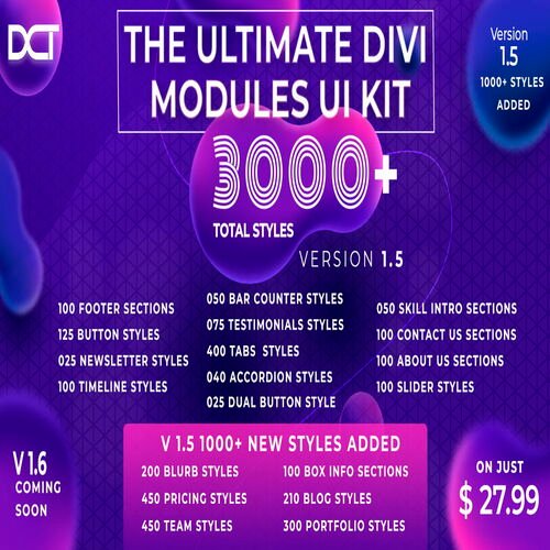 Ultimate Divi UI Module Kit