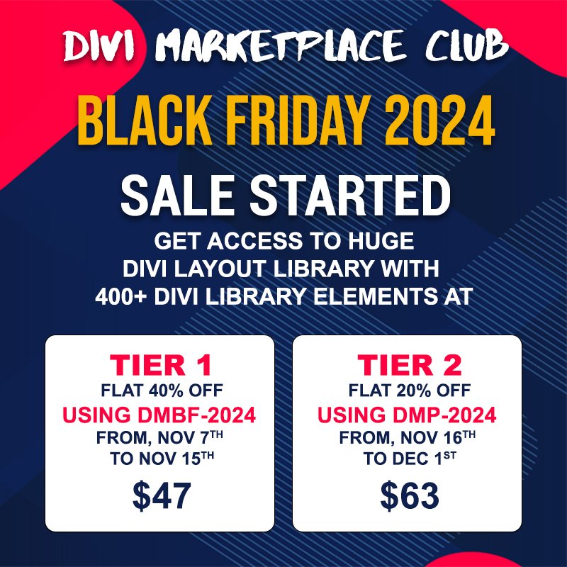 Divi Marketplace Club Membership