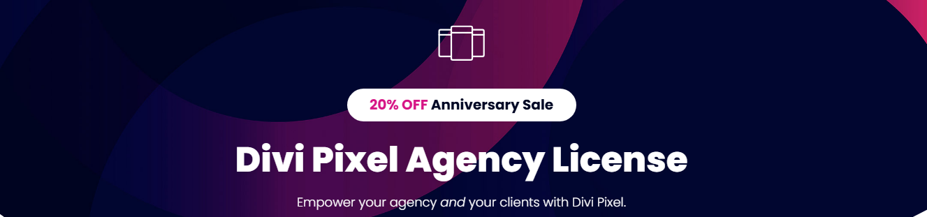 Divi Pixel Agency License Discount 